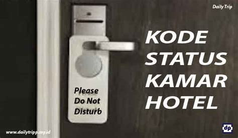 Status Kamar Dalam Hotel Terbaru