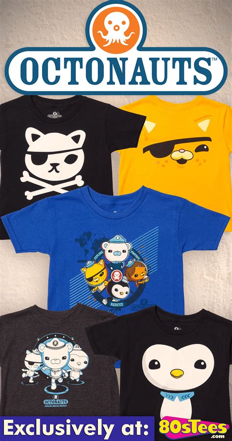 Officially Licensed Octonauts T Shirts For Boys And Girls Toddlers