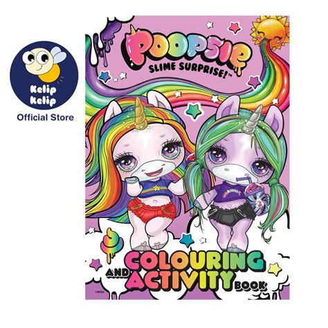 Poopsie Slime Surprise Colouring Book With Fun Activities For Children