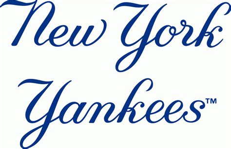 New York Yankees Wordmark Logo American League Al Chris Creamers