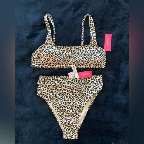 Xhilaration Swim New Cheetah Print Bikini Poshmark