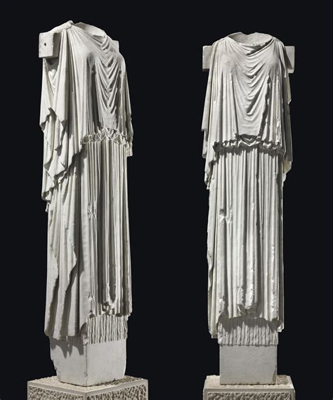 A Roman Marble Draped Female Herm Circa 1st 2nd Century Ad Christies