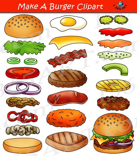 Containing 17 amino acids, 8 being essential, it now that you know the benefits of eating cactus, you might be wondering how you can prepare cactus in your daily diet to stay healthy. Build a Burger Clipart Hamburger Maker Bundle - Clipart 4 ...