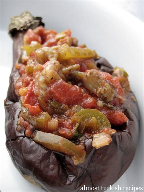 It is irresistible with the combination of. Almost Turkish Recipes: Eggplant Papucaki (Patlıcan Papucaki)