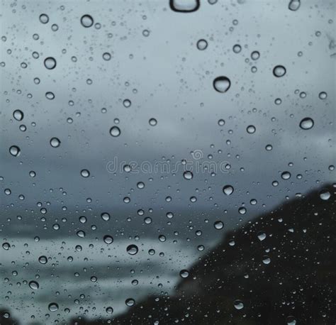Raindrops On The Window Stock Image Image Of Cloudburst 192048135