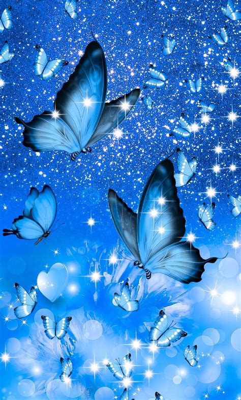 Blue Aesthetic Butterfly Wallpapers Wallpaper Cave B94