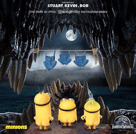 Jurassic World Vs Minions ~ Introducing Kevin Bob And Stuart Jurassic World Minions Kevin