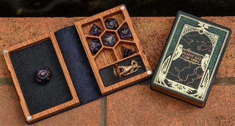 Mini Spellbook Dice And Miniature Boxes Elderwood Academy