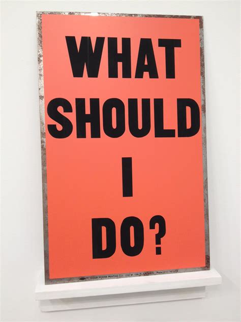 What Should I Do? - Allen Ruppersberg - WikiArt.org - encyclopedia of visual arts