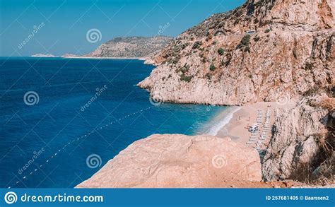 Kaputas Beach Lycia Coast Turkey Kaputas Beach Mediterranean Sea Kas
