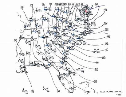 1993 Coloring Weather Map Pages Storm Superstorm
