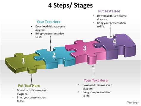 4 Steps Process Stages Powerpoint Slides And Ppt Templates Powerpoint