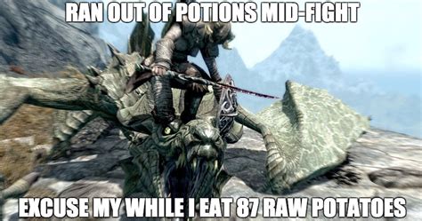 Trending images and videos related to i finally 100% skyrim. Hilarious Skyrim Memes Only True Fans Will Understand ...