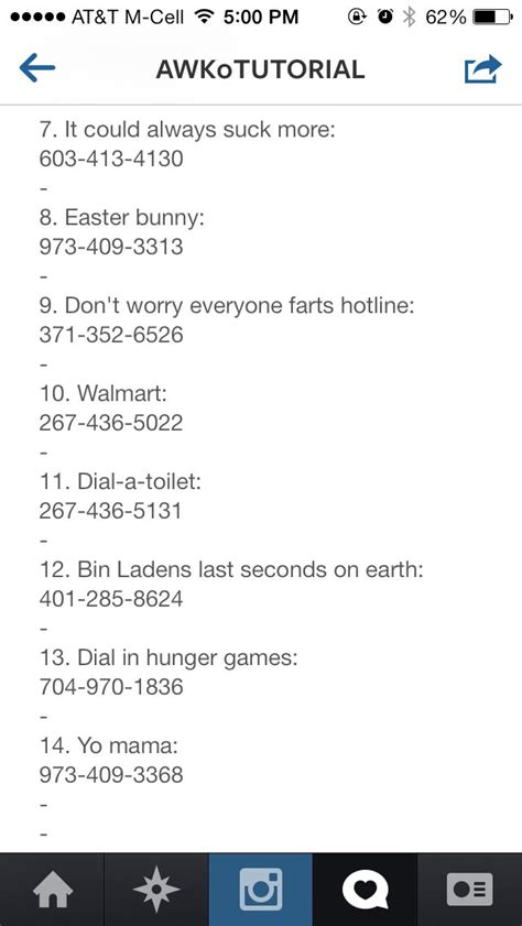 Phone Numbers To Call When Bored Funny Numbers To Call Prank Call