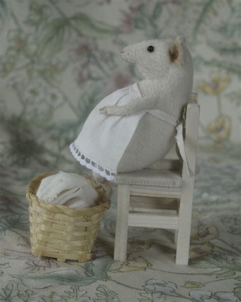 Stuffed Animals By Natasha Fadeeva Pregnant Mouse