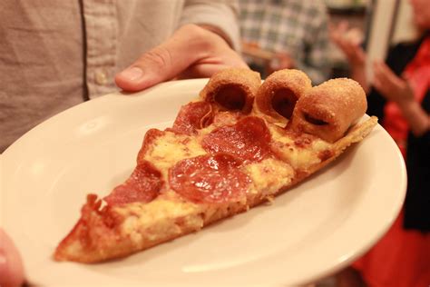 We Tried Pizza Huts Hot Dog Stuffed Crust Pizza Heres What We