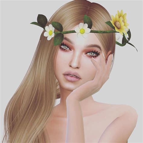 The Sims 4 Custom Content Lookbook Makeup Sims Hair Sims Queen Makeup
