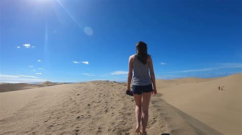 Walking The Dunes Of Maspalomas On Gran Canaria Youtube