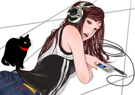 Anime Girls Headphones Wallpapers Hd Desktop And Mobile