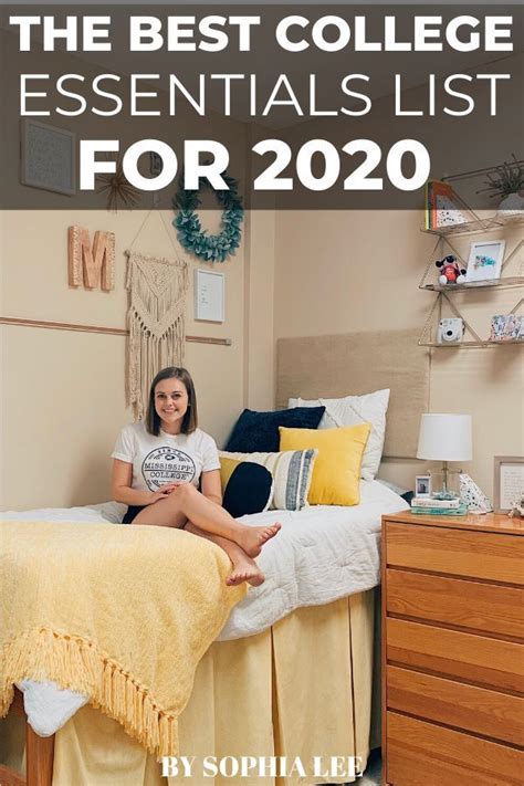 The Ultimate List Of Dorm Room Essentials For 2020 Artofit