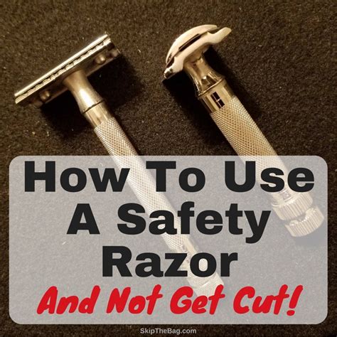 How To Use A Safety Razor To Shave