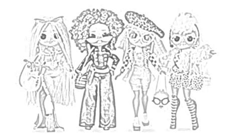 Omg Doll Dj Coloring Page Coloring Pages