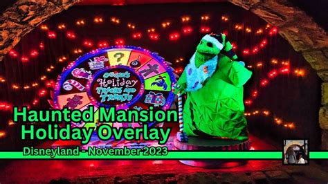Disneyland Haunted Mansion Holiday Pov ~ Disney Nov 2023 Jack Skellington Sally Christmas Youtube