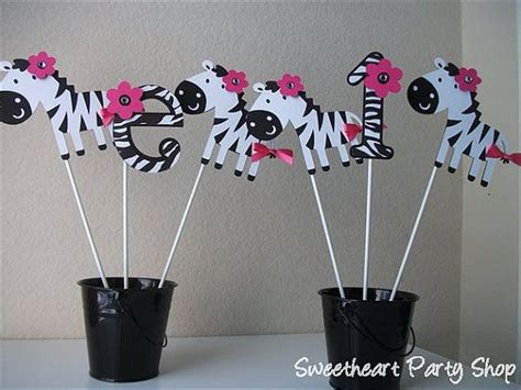 Decorations From Etsy Zebra Birthday Party Zebra Party 3rd Birthday