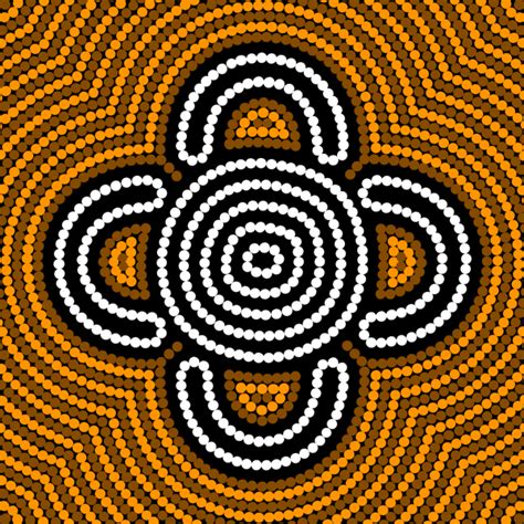 People Sitting Aboriginal Symbol