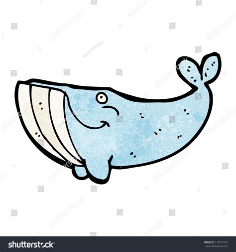 Blue Whale Cartoon Stock Vector 118701037 Shutterstock