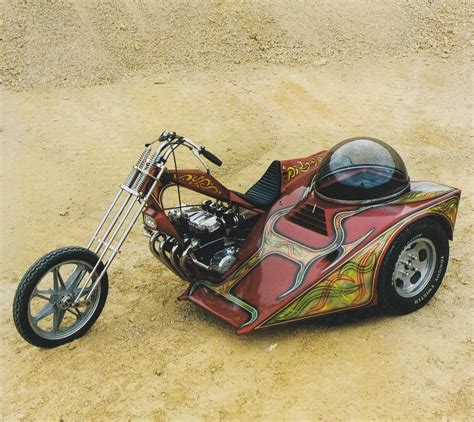 Zz Chop Mad Max Sidehack Trike Motorcycle