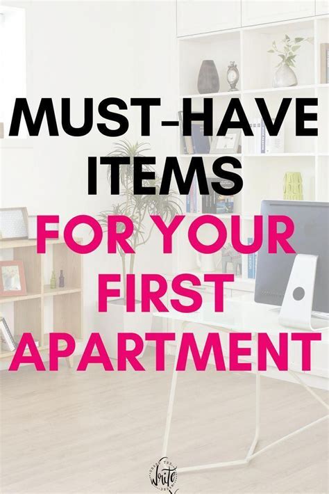 First Apartment Checklist And Ideas Must Haves For Your First Place