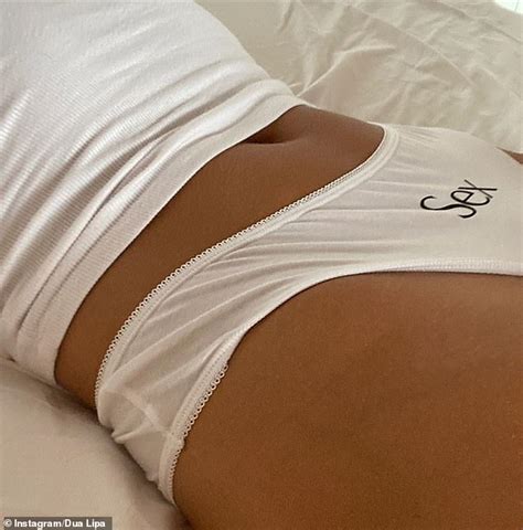 Dua Lipa Puts On A Very Racy Display In Sex Logo Underwear Daily