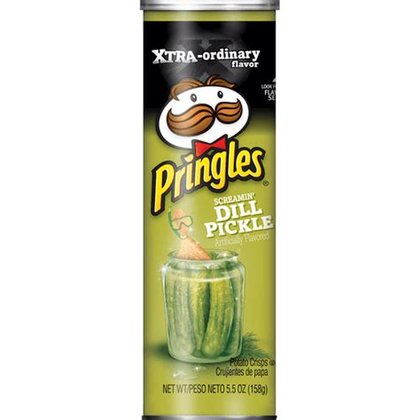 Pringles Screaming Dill Pickle Snacks Chips And Dips Foodtown