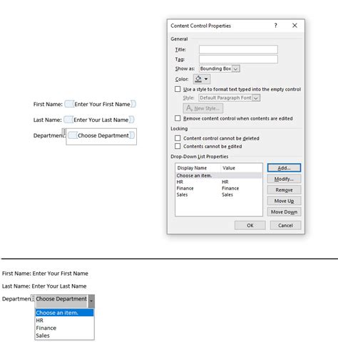 How To Create Fillable Forms In Microsoft Word