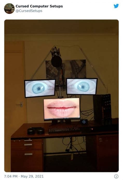 Cursed Computer Setups 29 Pics