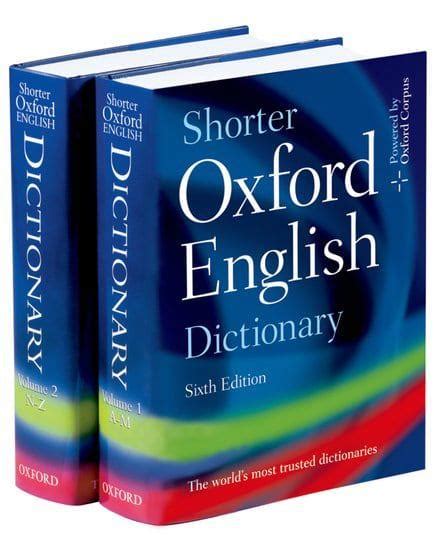 Shorter Oxford English Dictionary Oxford Languages 9780199206872