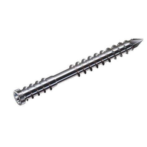 Elles offrent une plus grande résistance à la corrosion que les vis ordinaires. Vis pour terrasse en inox spécial bois dur 5.5/50 SPAX