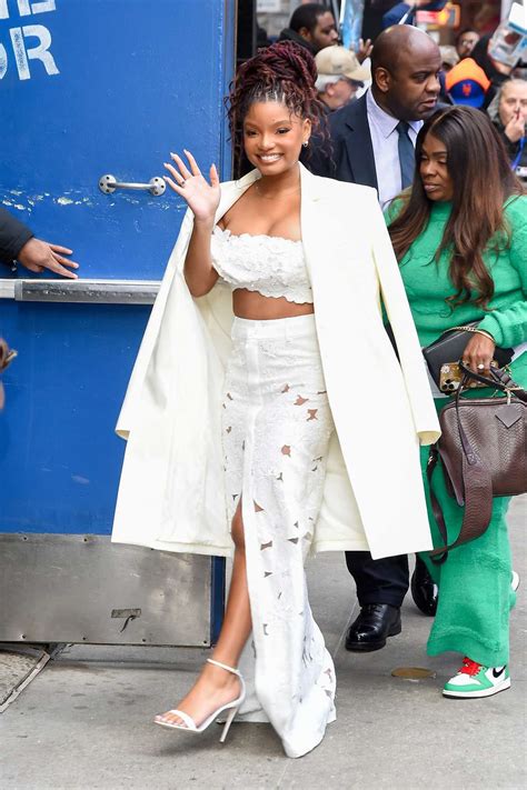 halle bailey s best outfits from the little mermaid press tour