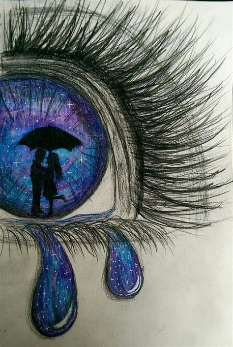 Crying Eye Drawing At Getdrawings Free Download