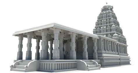 55 Trends For South Indian Temple 3d Model Free Downl