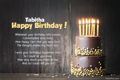 Happy Birthday Tabitha Pictures Congratulations