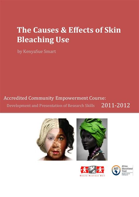 Causes And Effects Of Skin Bleaching Publication 30 November 2012 By K