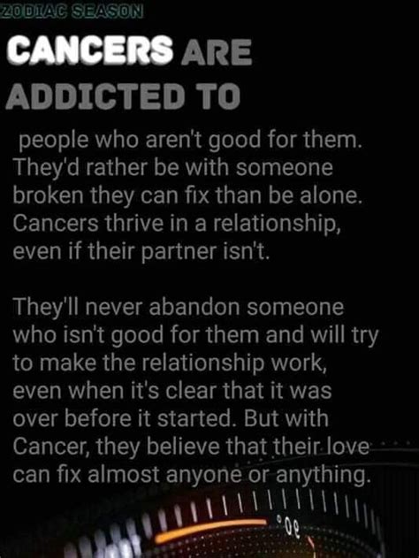 What is the cancer personality like? Pin by Mike Foss on zodiac mumbojumo | Cancer quotes ...