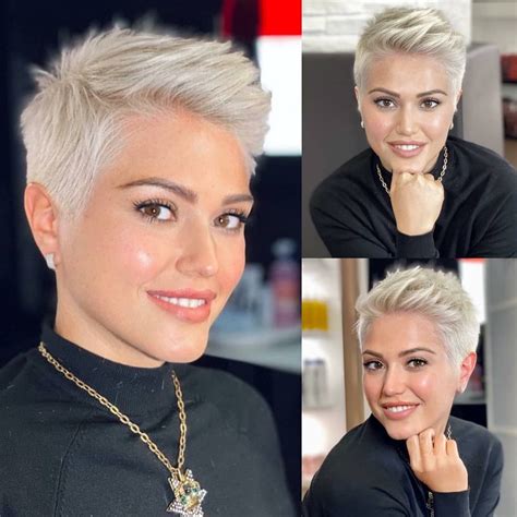 Kratkovlasky On Instagram Amazing Short Hair Inspiration 💛 By Talented Hairdresser
