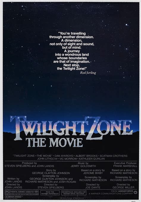 Twilight Zone The Movie 1983 Black Horror Movies