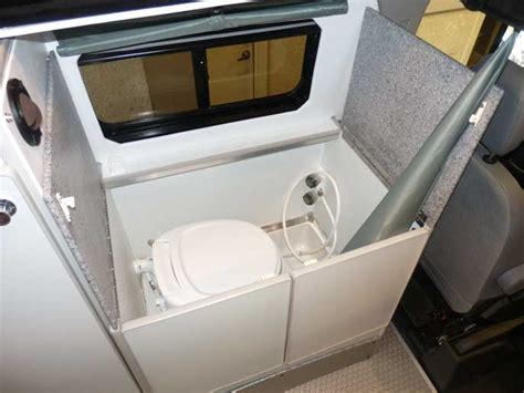 Designing Your Custom Camper Van Conversion Baths Toilet Options