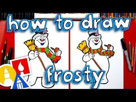A snowman is an awesome thing to draw. How To Draw Frosty The Snowman by Art for Kids Hub via ...