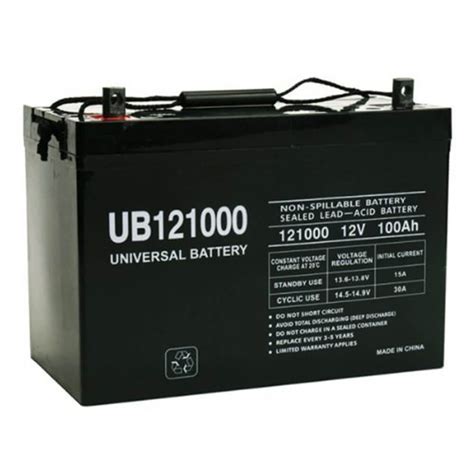100ah Solar Agm Sla Deep Cycle Vrla Inverter Battery Ub12100012v