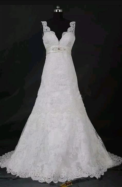 wedding ivory lace wedding dress ivory bridal gown beaded lace wedding dress